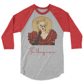 The Library Is Open (Rupaul) 3/4 Sleeve Raglan Shirt